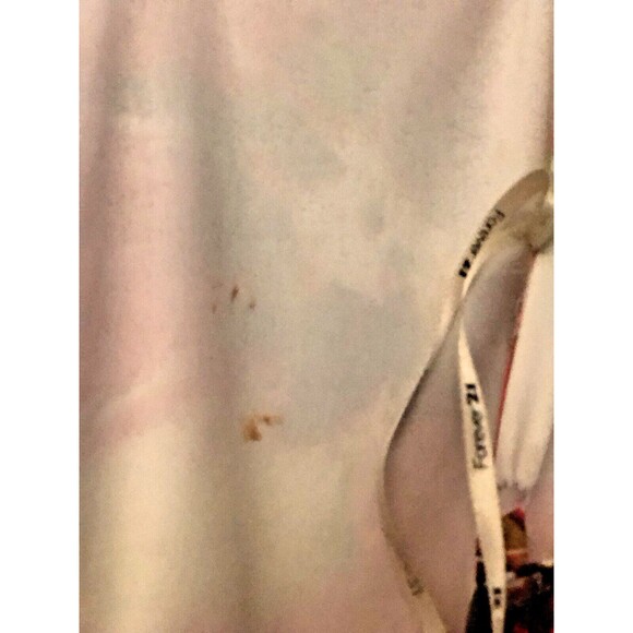 Forever 21 Dress Women's Medium White Floral Mini Sundress Sleeveless Spring - Picture 7 of 7